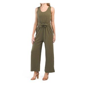 Lucky Brand Cotton Slub Jumpsuit. Size L